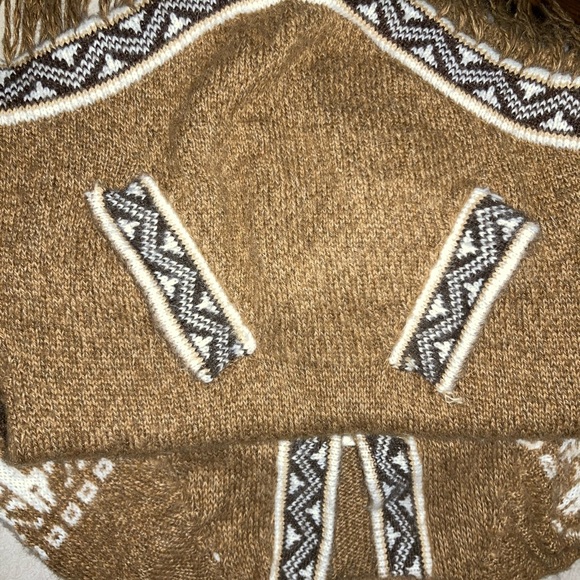 Winter hoodie alpaca fur - Picture 2 of 5